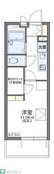 レオパレス名古屋駅 1Kの間取図画像