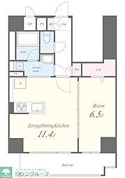 Ｇｅｍｉｎｏｓ　ＣＨＩＧＡＳＡＫＩ 8階1LDKの間取り