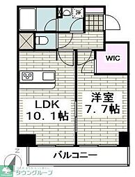 プレジール洋光台 3階1LDKの間取り