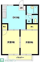 間取図画像 2DK