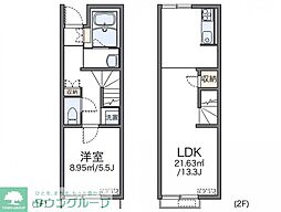 レオパレス葉山C 1LDKの間取図画像