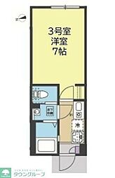 藤沢市藤が岡1丁目アパート 1Kの間取図画像