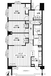 シエールグラン洋光台南公園 3LDKの間取図画像