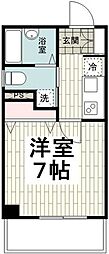 UTステージ横浜吉野町 1Kの間取図画像