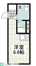 アールグレイス上大岡 ワンルームの間取図画像