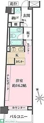 パークハウス江ノ島 ワンルームの間取図画像