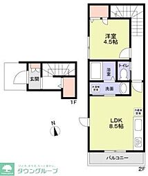 PROSIT 1LDKの間取図画像