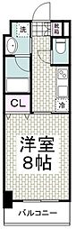 エクセラ鎌倉 1Kの間取図画像