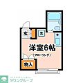 白百合ハイツ4階3.8万円