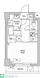 アイルイムーブル百合ヶ丘 1階1Kの間取り