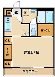 リブリ-FELICITE 1Kの間取図画像