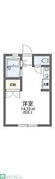 レオパレスみらい 1Kの間取図画像