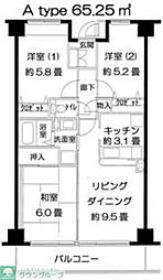 ドルチェコート 3LDKの間取図画像