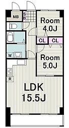 COMFORIAたまプラーザ 1SLDKの間取図画像