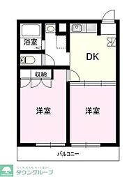 間取図画像 2DK