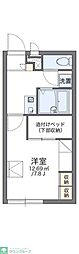 レオパレスナイスステイ 1Kの間取図画像