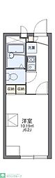 レオパレスai 1Kの間取図画像