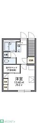レオパレスアゼリア 1Kの間取図画像