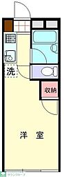 ベルメゾン ワンルームの間取図画像