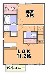 メゾン・ロワール 1LDKの間取図画像