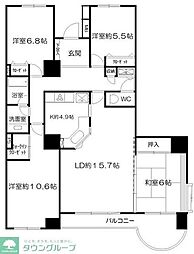 四季の丘C 4LDKの間取図画像