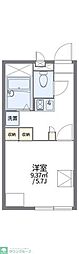 レオパレスかやば 1Kの間取図画像