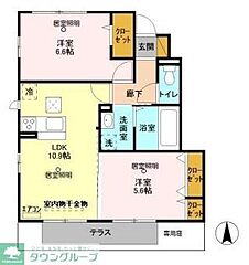 物件の間取り