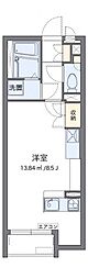 レオネクストヴィラアゼリア ワンルームの間取図画像