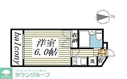 メゾン・ド・オンブラージュ 1Kの間取図画像