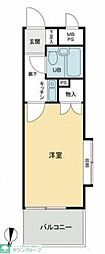 ライオンズマンション西八王子第3 1Kの間取図画像