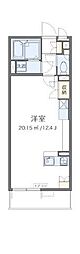 レオネクストプロムナード ワンルームの間取図画像