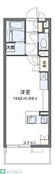 レオネクストレーヴ ワンルームの間取図画像