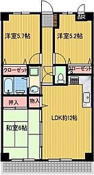 フォレストシティー町田 3LDKの間取図画像