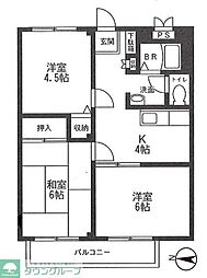STメゾン相模原 3Kの間取図画像