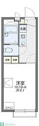 レオパレスアヴニールC 1Kの間取図画像
