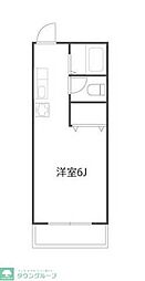 グレースハイツ 1階1Kの間取り