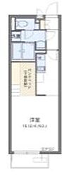 ミランダＭ・Ｉ 1階1Kの間取り
