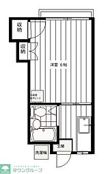 ケーアイハウス 1Kの間取図画像