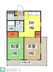 間取図画像 2DK