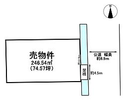 北方町高屋伊勢田　売土地