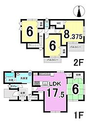 北方町森町北1丁目 1号棟 全2棟 新築戸建