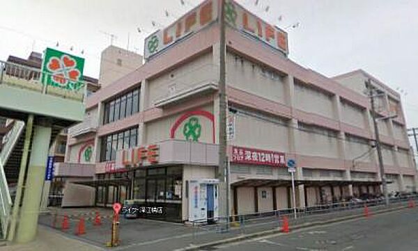 画像29:【スーパー】ライフ 深江橋店まで388ｍ