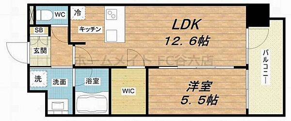 プレサンス心斎橋ニスト ｜大阪府大阪市中央区南船場1丁目(賃貸マンション1LDK・7階・42.74㎡)の写真 その2