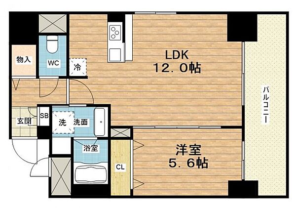 histoire玉造 ｜大阪府大阪市中央区玉造2丁目(賃貸マンション1LDK・9階・42.91㎡)の写真 その2