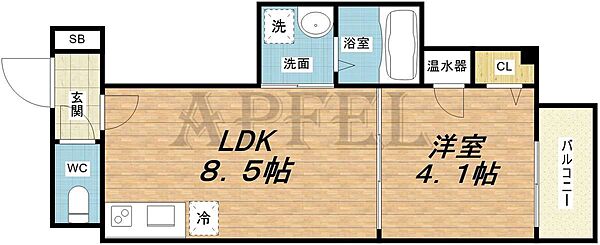 NEO SION ｜大阪府大阪市東成区大今里4丁目(賃貸アパート1LDK・3階・29.22㎡)の写真 その2