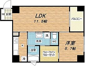 ルクレ堺筋本町レジデンス  ｜ 大阪府大阪市中央区久太郎町1丁目6-27（賃貸マンション1LDK・8階・47.48㎡） その2