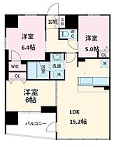 エステムプラザ梅田  ｜ 大阪府大阪市北区曾根崎1丁目4（賃貸マンション3LDK・8階・67.41㎡） その2