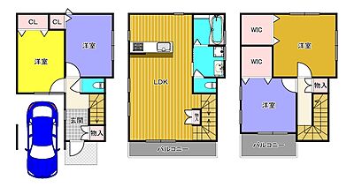 間取り：完成予想図