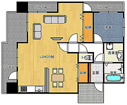 間取図画像 1LDK