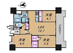 間取図画像 3LDK